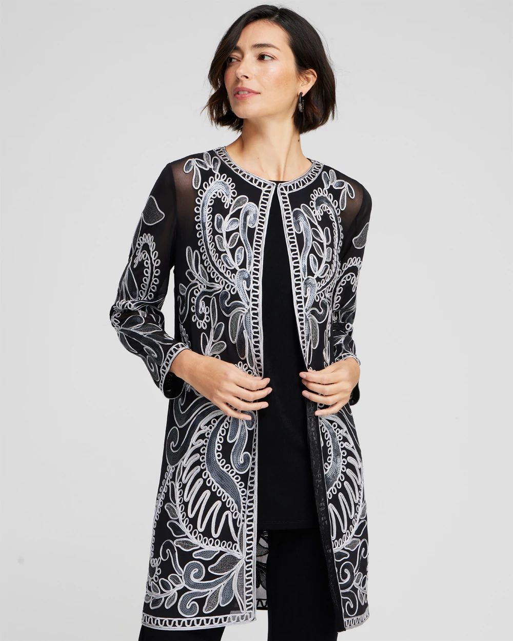 Travelers™ Collection Embellished Jacket | Chico's